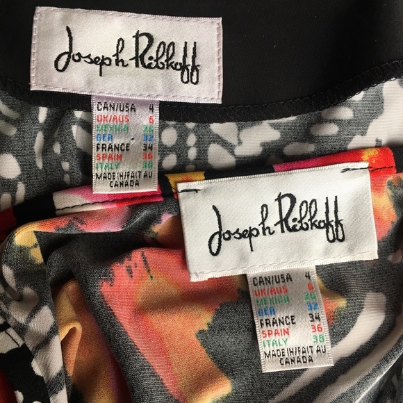 Joseph Ribkoff 2 Pc Set Printed Jacket & Tank Tap - Picture 10 of 10